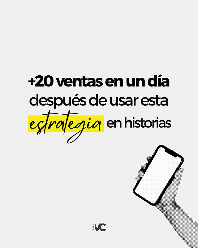 +20 ventas con estrategia en historias
